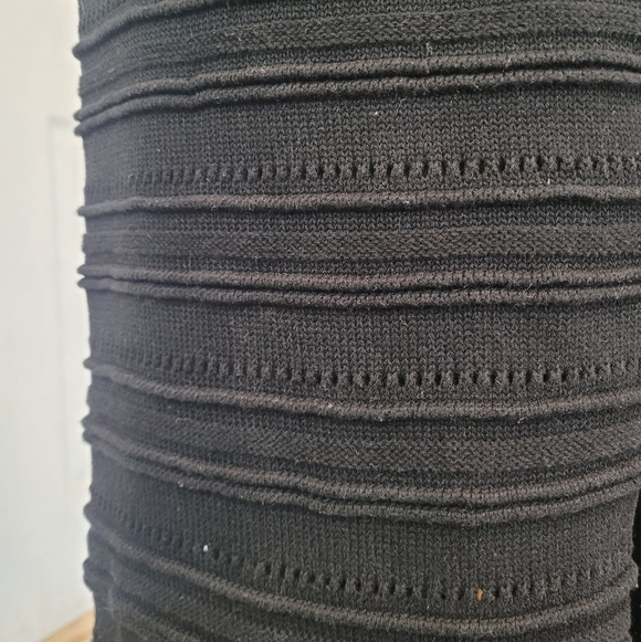 Dynamite Black Textured Maxi Skirt - Picture 3 of 8